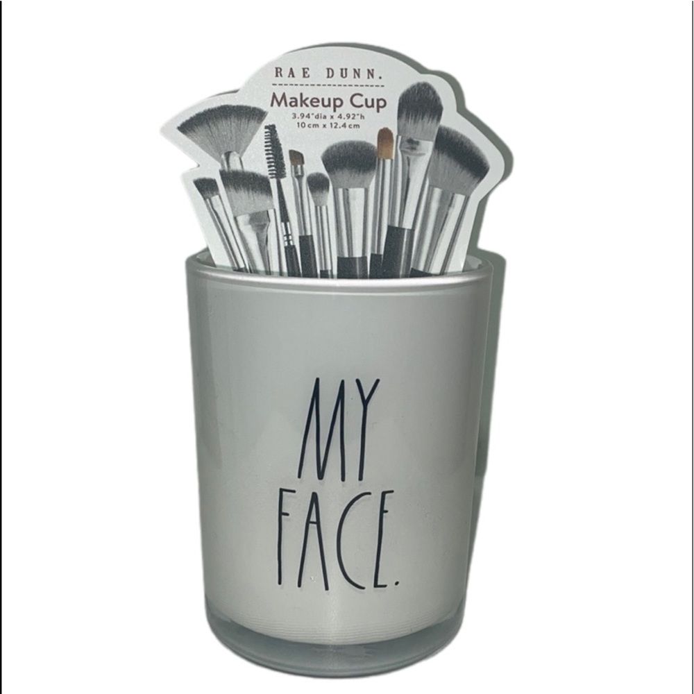 Rae Dunn Makeup Cup